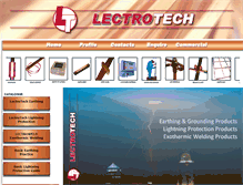 Tablet Screenshot of lectrotech.co.za